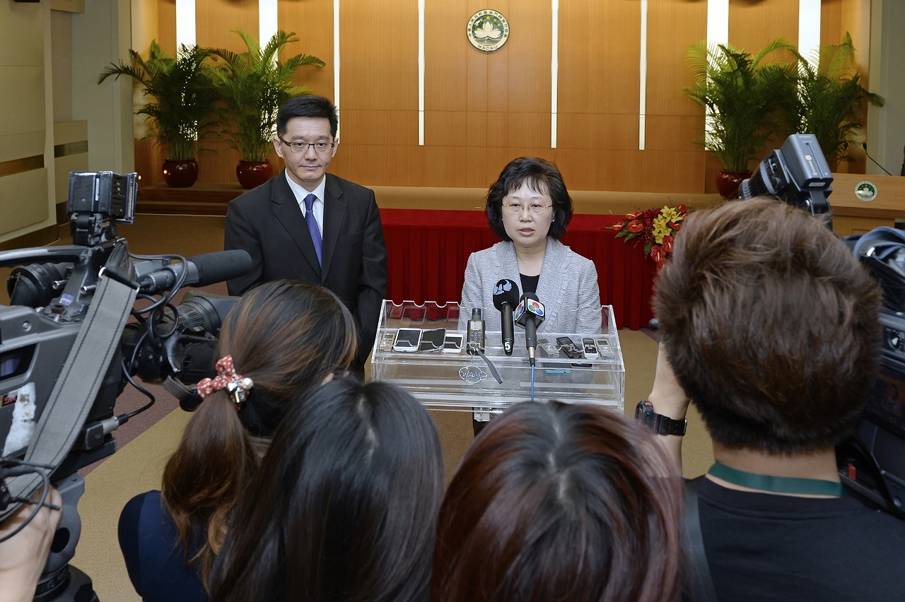行政法務司司長陳麗敏出席民署管委會主席就職儀式後會見傳媒