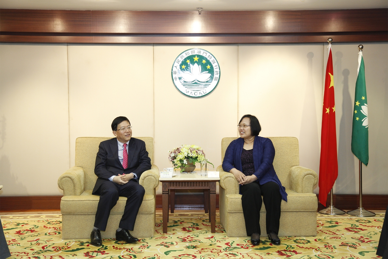 馬翊代理檢察長與廣東省人民檢察院王雁林副檢察長會面