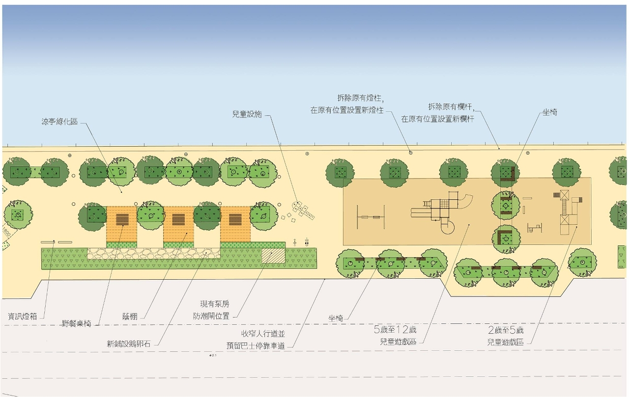 筷子基北灣休憩區重整美化工程計劃效果圖 (3)