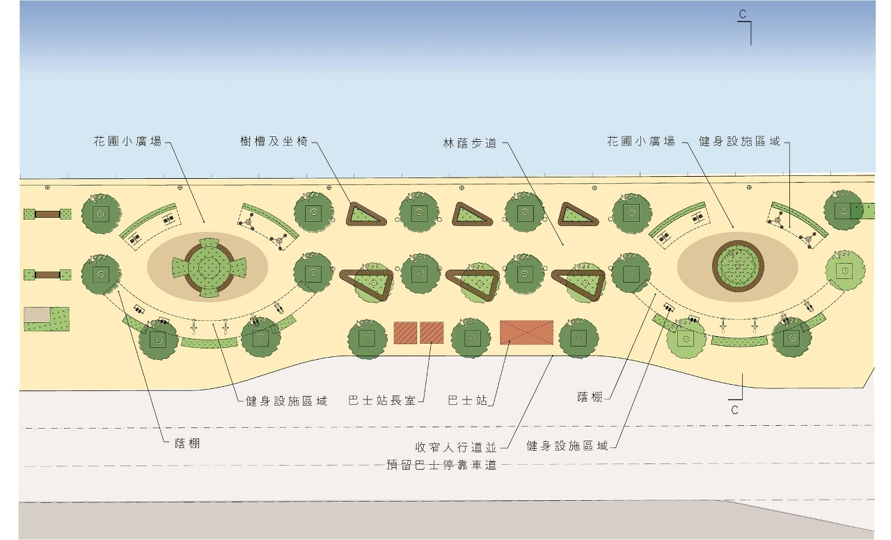 筷子基北灣休憩區重整美化工程計劃效果圖 (2)