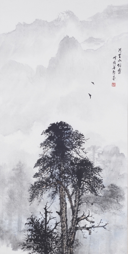 4. 阿里山煙靄137x69cm