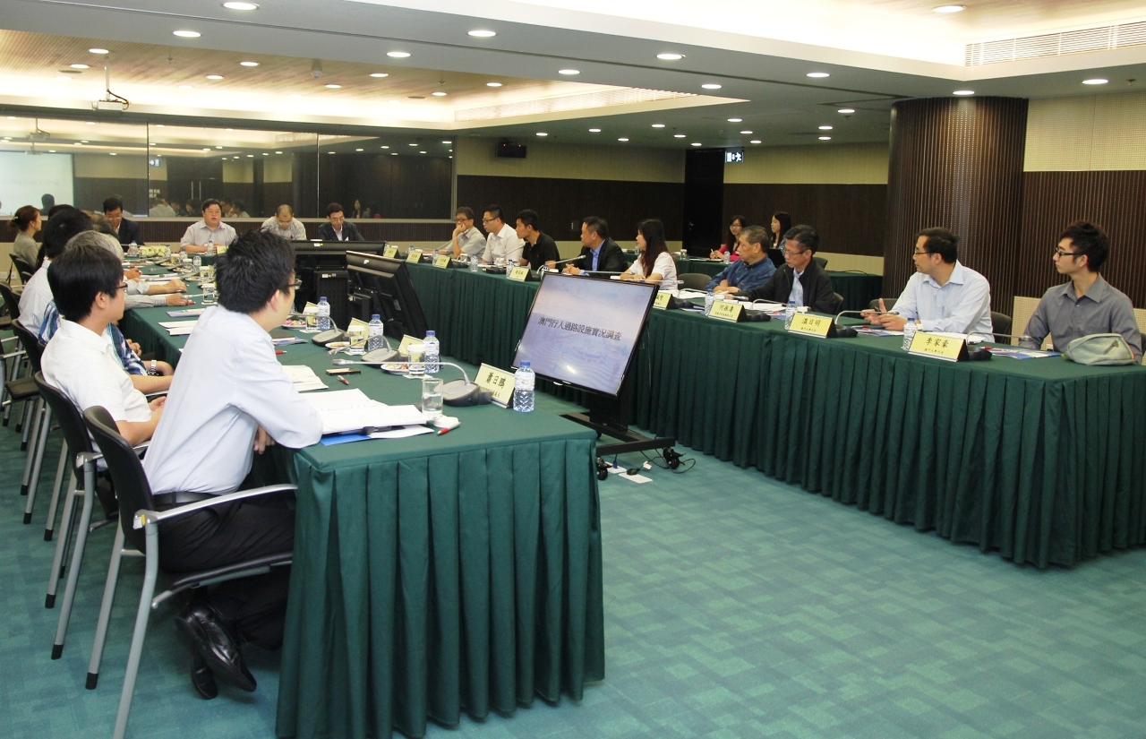 交諮會政策規劃及管理建設專責小組完成有關澳門行人過路設施實況調查