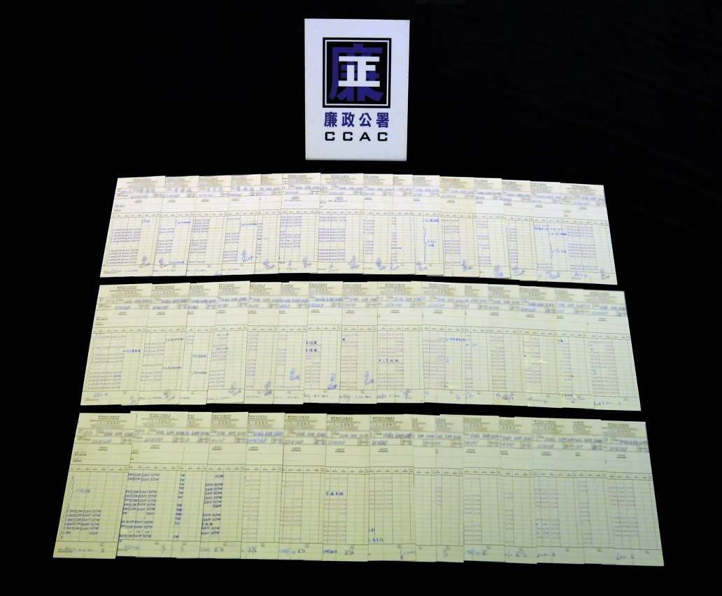 涉案之虛假出勤記錄