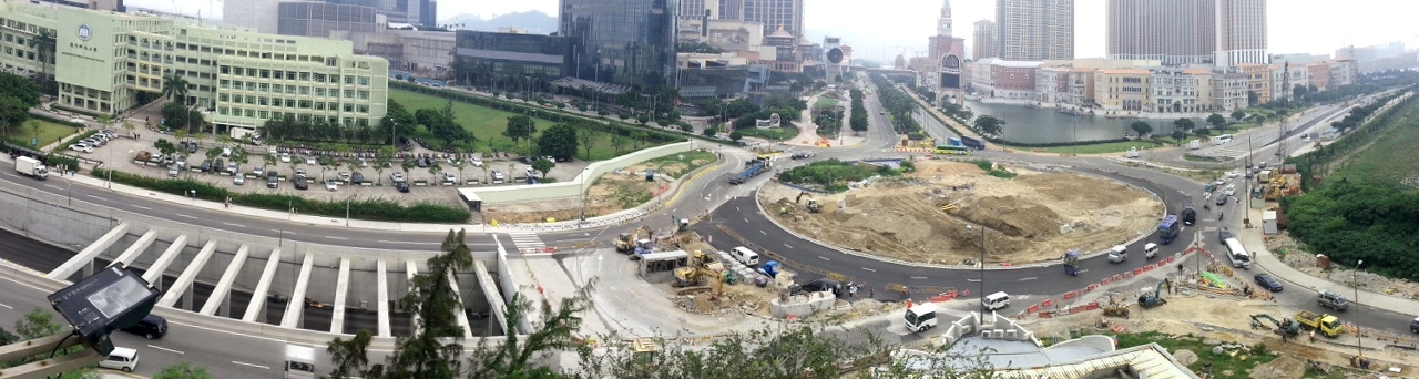路氹連貫公路圓形地下層行車隧道工程已進入最後階段