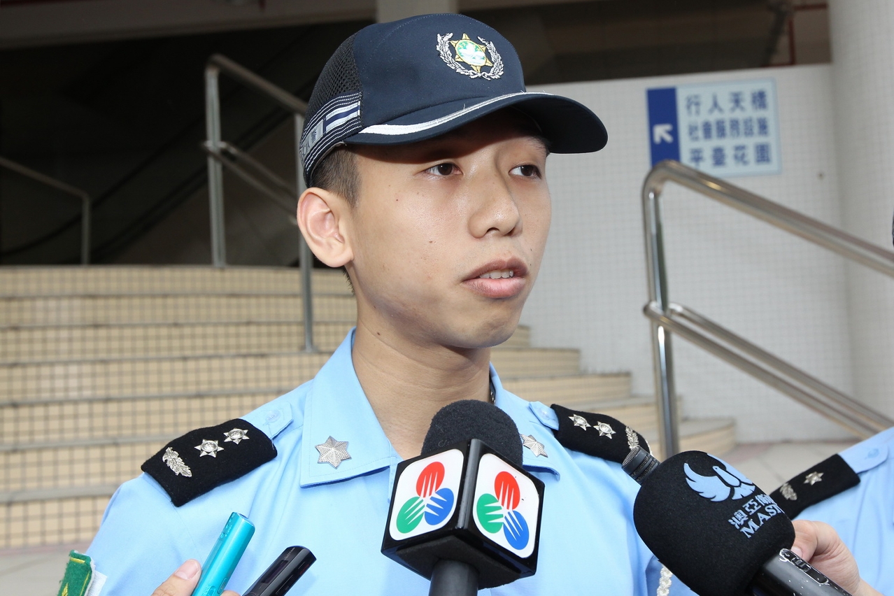 李德輝副警司表示關注離島治安及交通狀況