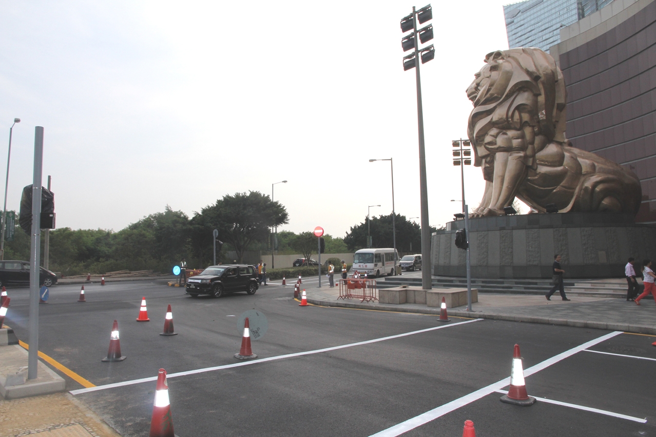 孫逸仙大馬路與城市日大馬路交界新闢路口明日下午開通