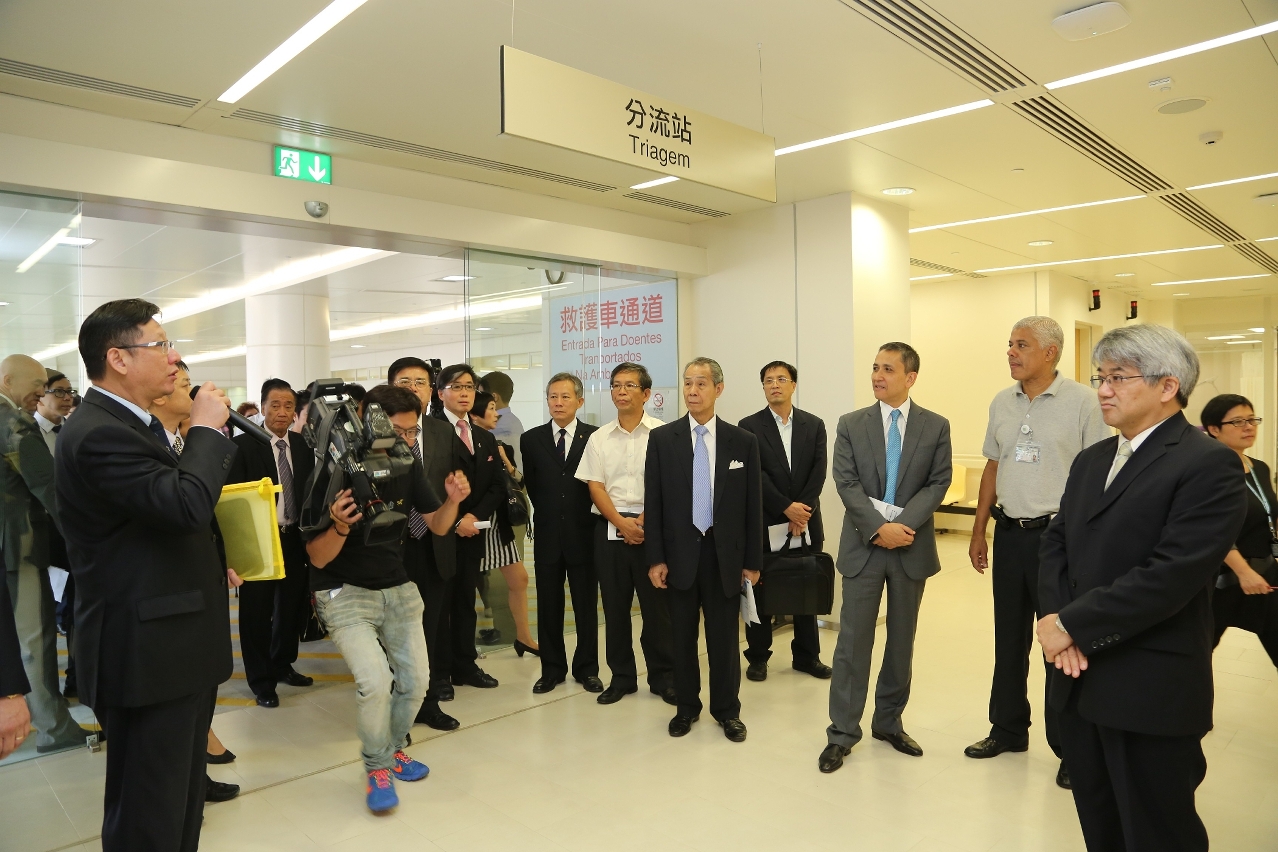 醫務委員會參觀仁伯爵綜合醫院急診大樓