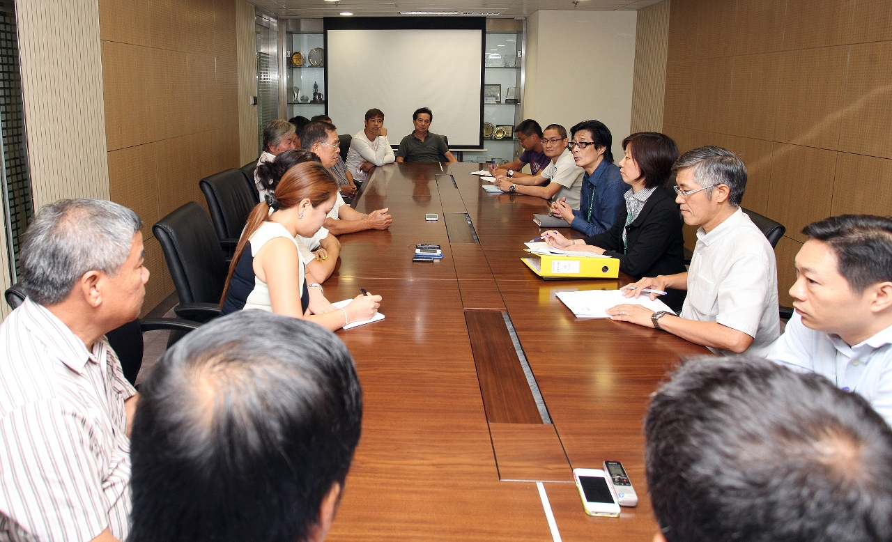土地工務運輸局曾與九澳村居民會面跟進事件