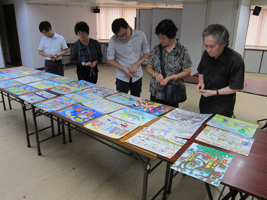 評委評選參賽作品