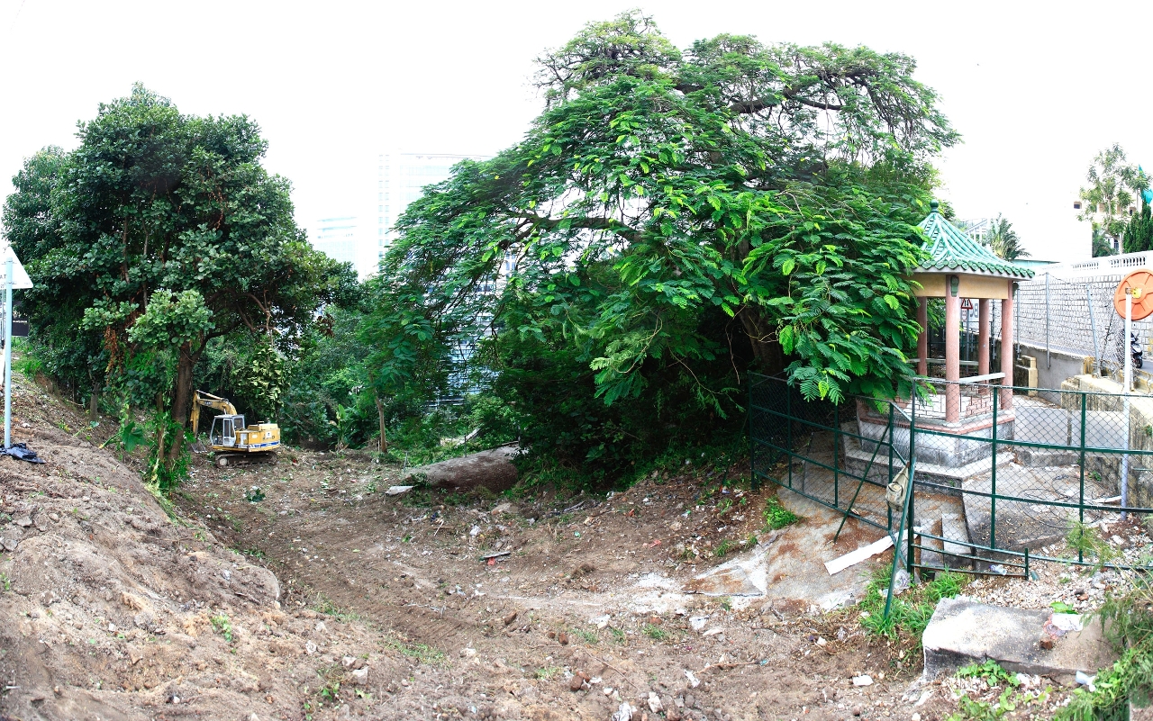 “山邊街美化及新口岸和松山行人通道計劃”第二區工程已於日前展開。