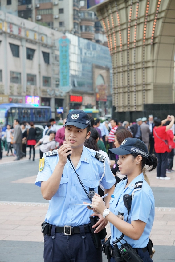 警方在大型活動期間部署相應警力