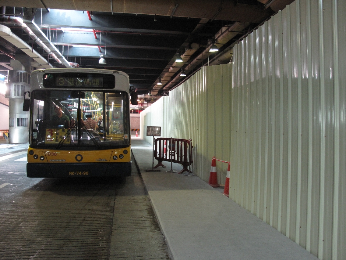 關閘廣場地下公共客運總站之空調候車區建造工程已動工