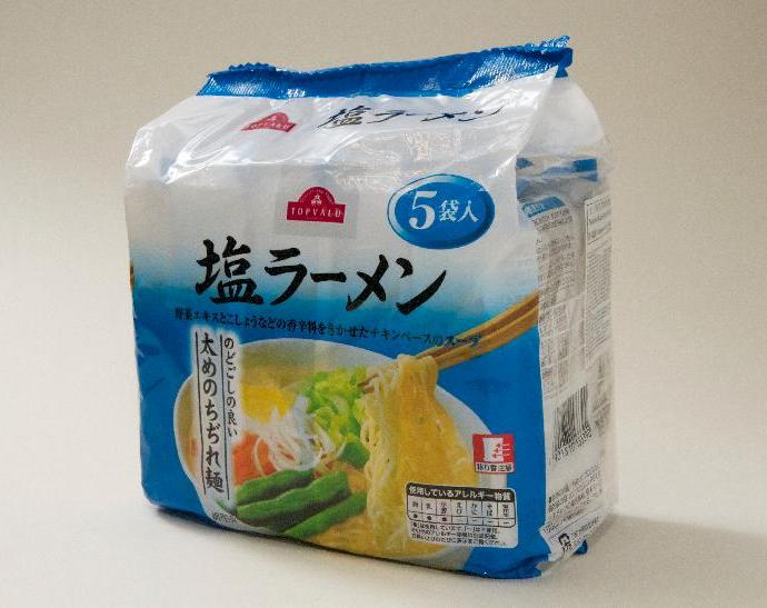 TOPVALU TV SALT Flavoured Instant Ramen Noodles