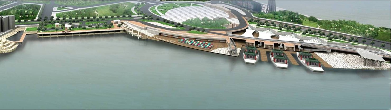 西灣湖廣場綜合旅遊項目效果模擬圖1