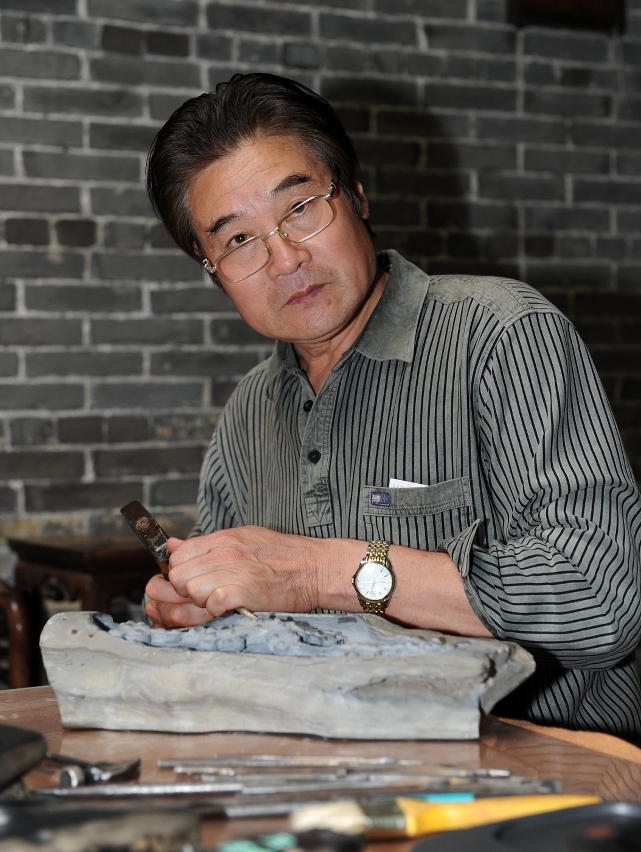 金星石硯工藝家姚子明