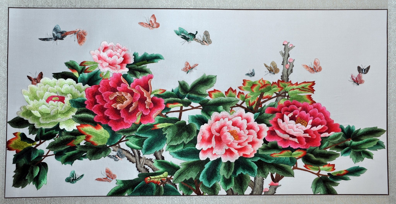蘇繡作品精細雅緻