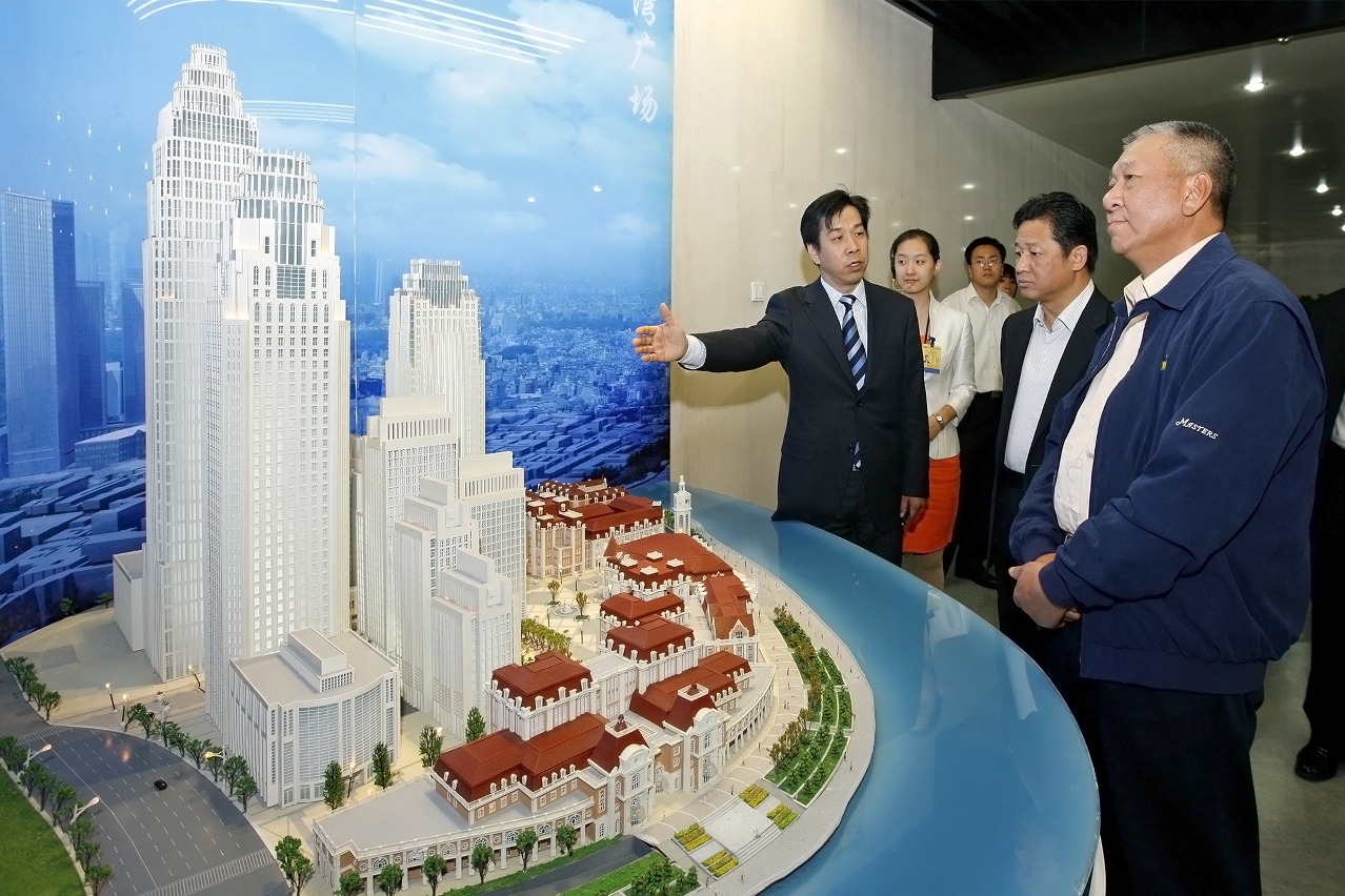 考察天津市規劃展覽館
