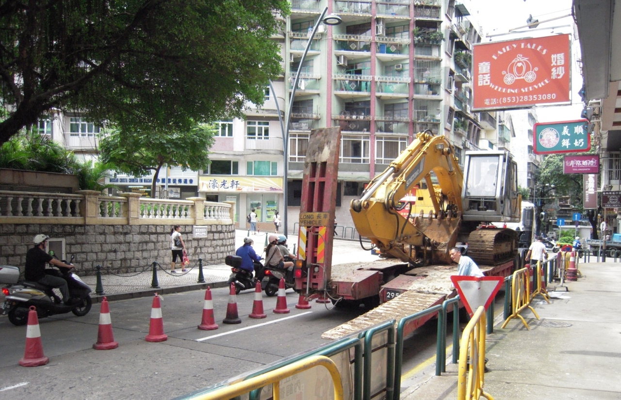 東望洋街下道整治已動工