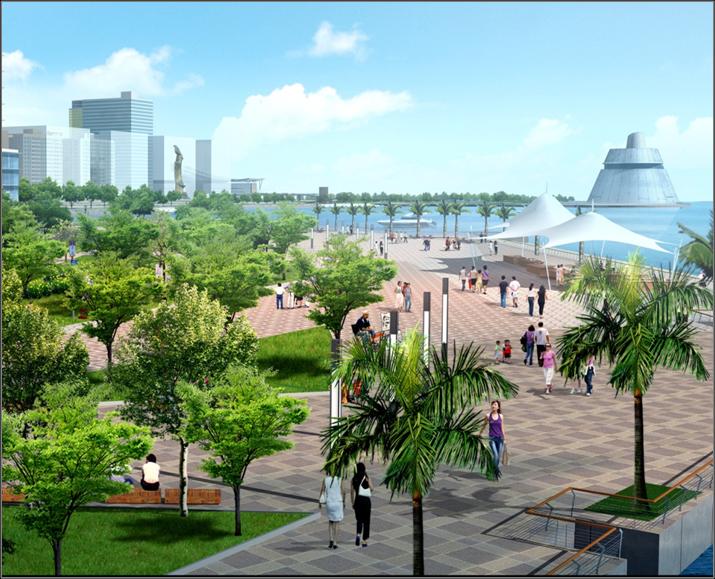 圖三 : 海濱概念示意圖