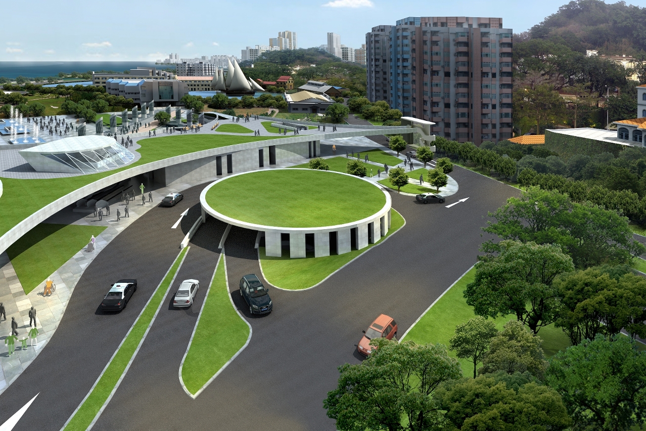 媽閣交通樞紐地庫三層為輕型車輛停車場