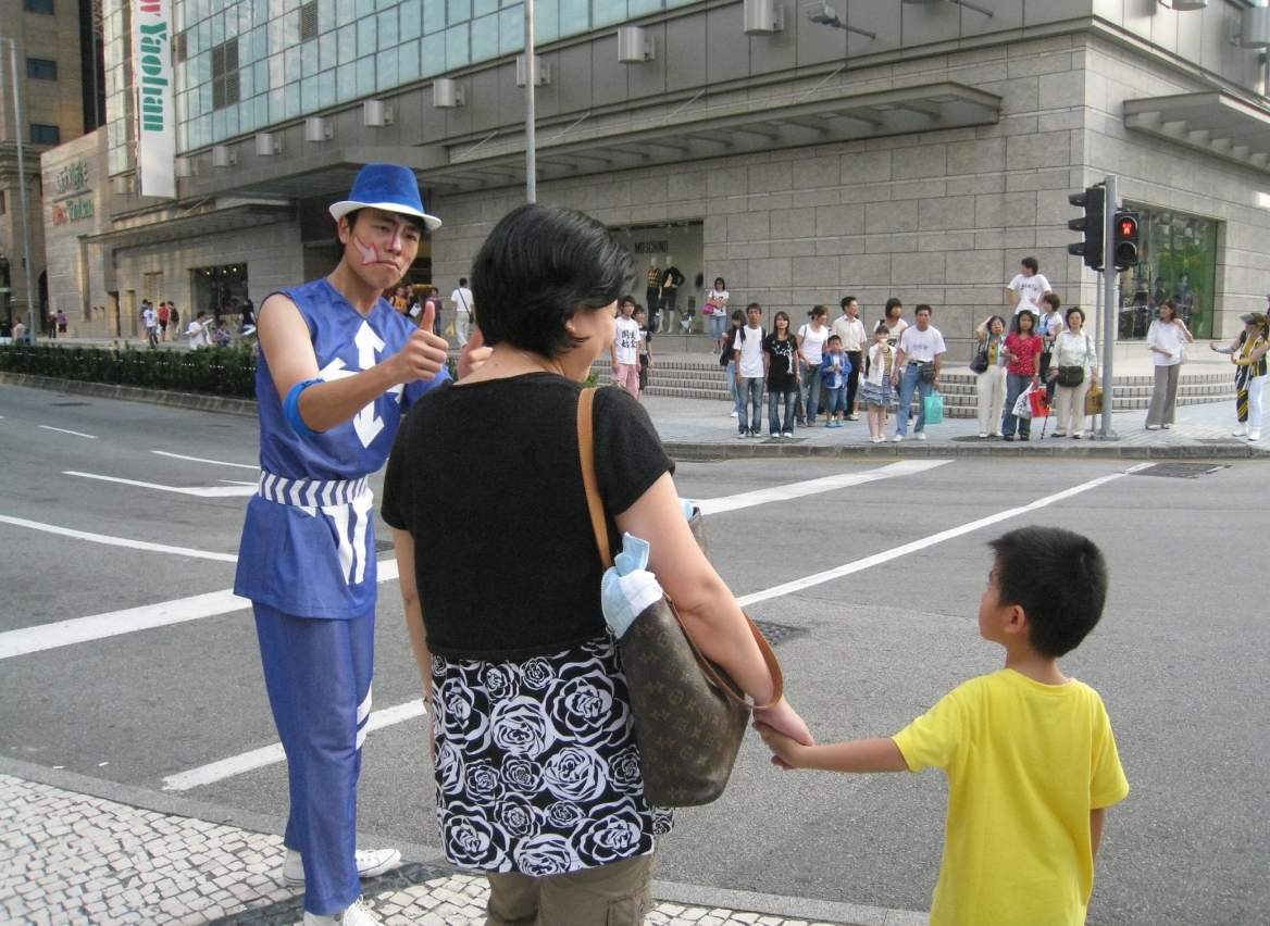 紅綠燈劇場以富趣味性的形式向居民宣掦交通安全