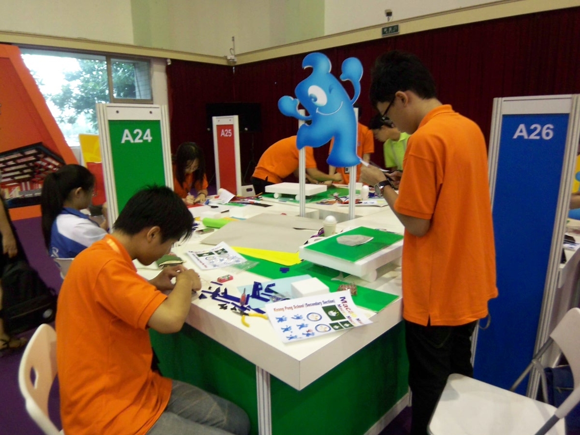 澳門學生參加現場製作比賽
