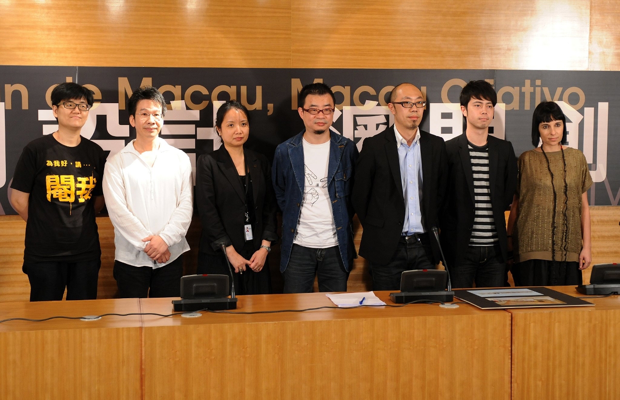 文化局文化創意產業促進廳及部分參展團隊代表出席傳媒介紹會