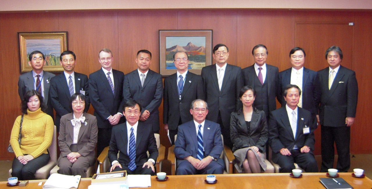 訪問團獲日本政府觀光局(Japan National Tourist Organization)理事長間宮忠敏先生的熱情接待