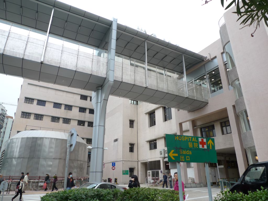 居民可經天橋直達醫院大堂