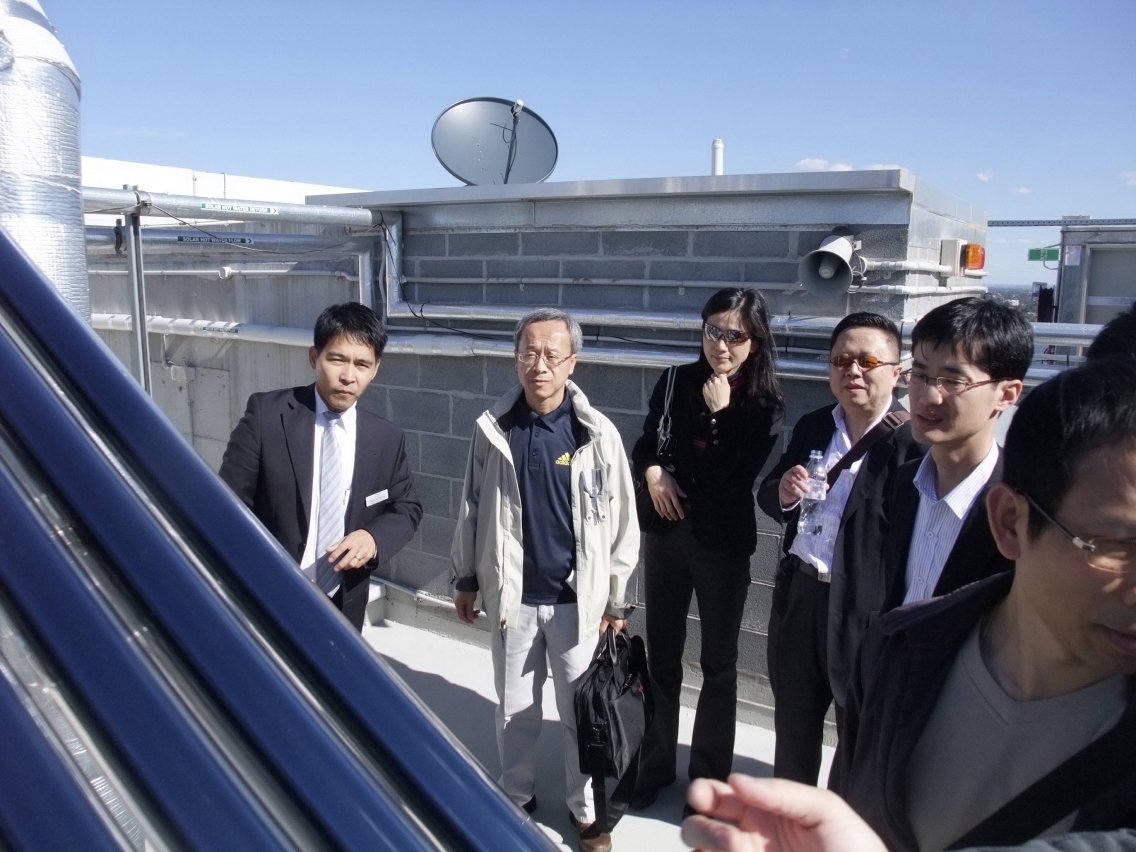 劉仕堯司長參觀再生水及太陽能應用酒店