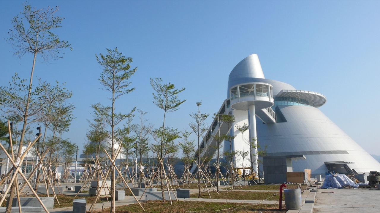 科學館主結構工程已竣工