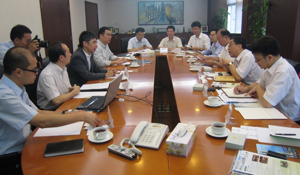 能源辦與深圳科工貿和信息化委員會調研團一行會晤