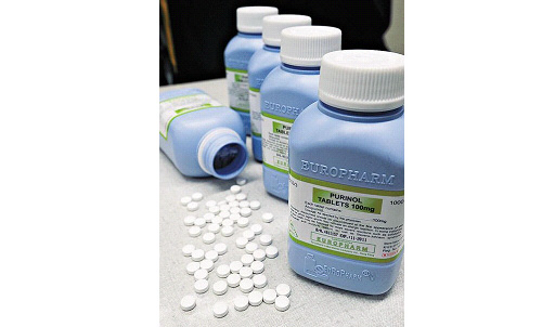 歐化藥業生產的“Purinol”痛風藥物