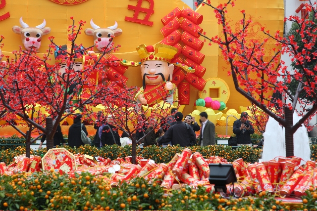 澳門喜氣洋洋迎賓客