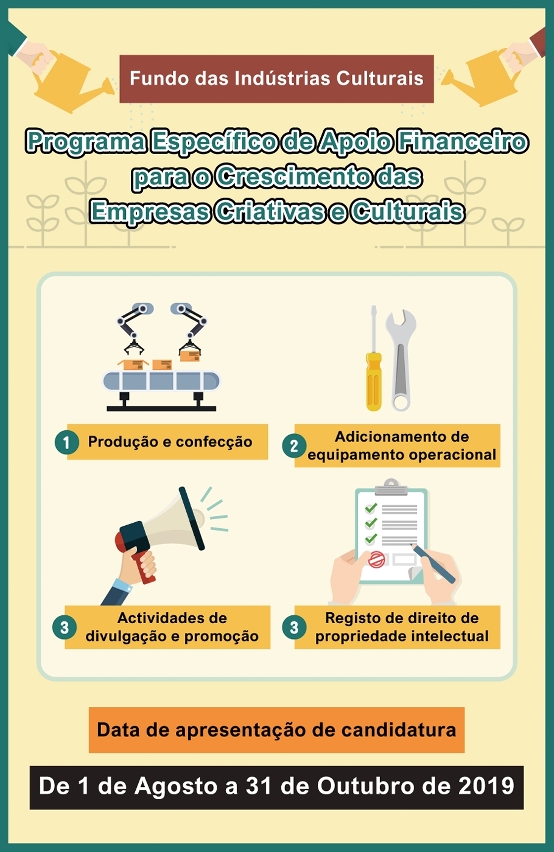 “programa específico de apoio financeiro para o crescimento das empresas criativas e culturais”p1