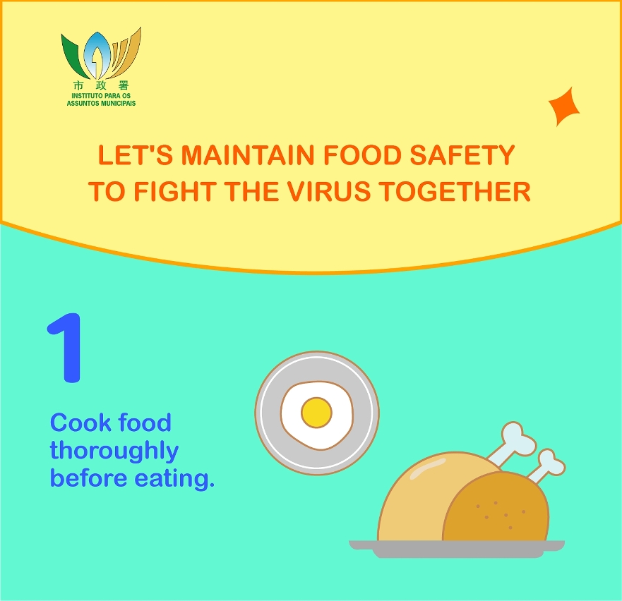 ﹝infographic﹞let's maintain food safety to fight virus together 1