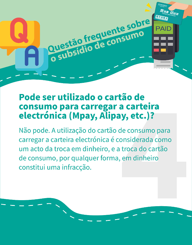 Infografia 4 - Questão frequente sobre o subsídio de consumo