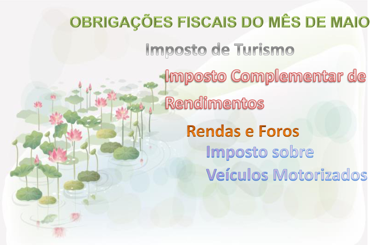 2020  OBRIGAÇÕES FISCAIS DO MÊS DE MAIO
