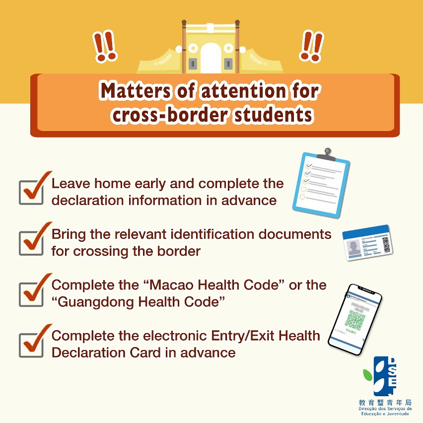 Matters of attention for cross border students