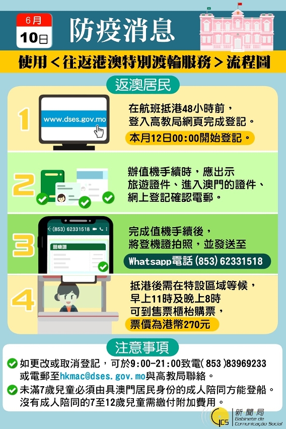 使用香港國際機場返澳及離澳服務流程及條件