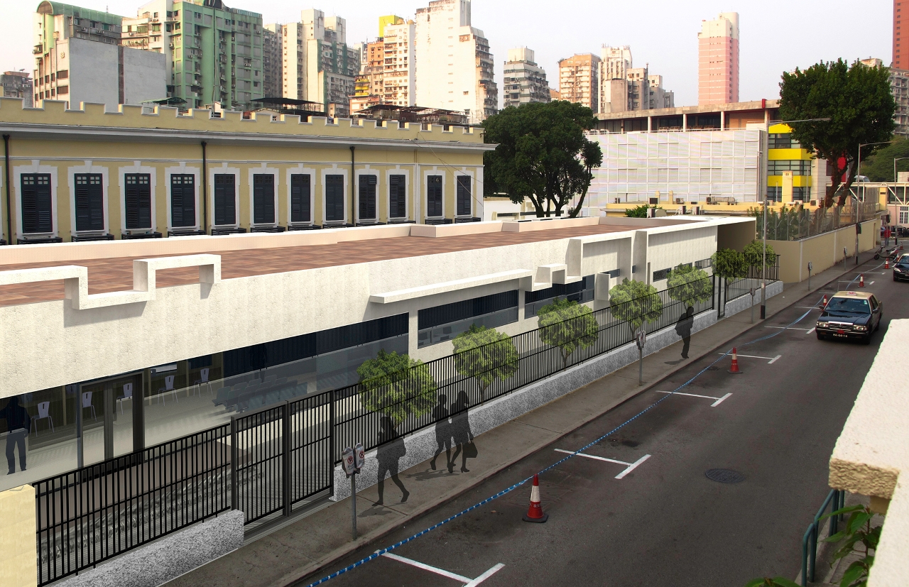 Planta de localização dos novos edifícios do Departamento de Trânsito do CPSP