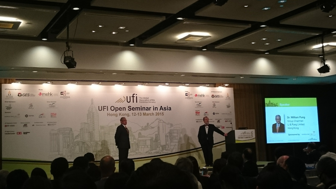 Aspecto do seminário do “2015 UFI Open Seminar in Asia”