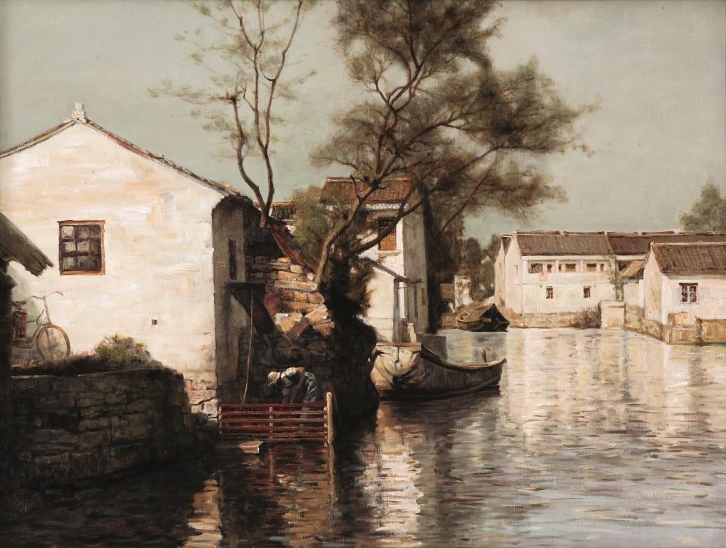 A Exposição Itinerante de Pintura a Óleo de Yang Yao com o título “Existência e Superação do Esquema”