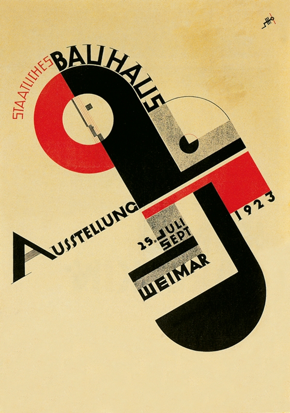 Exposição Bauhaus em Weimar Joost Schmidt (Alemanha)1923