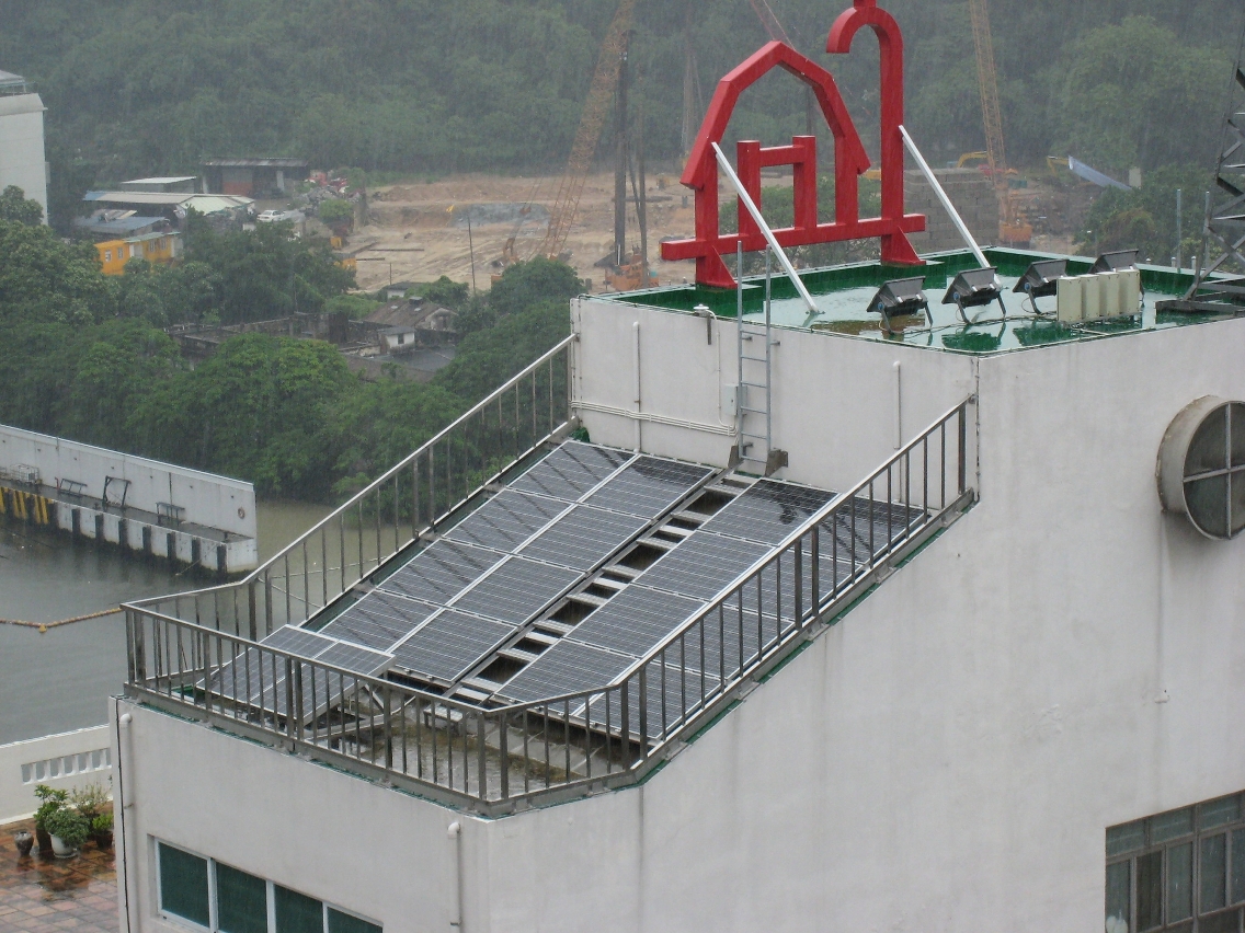 Sistema Solar Fotovoltaico no edifício do Instituto de Habitação