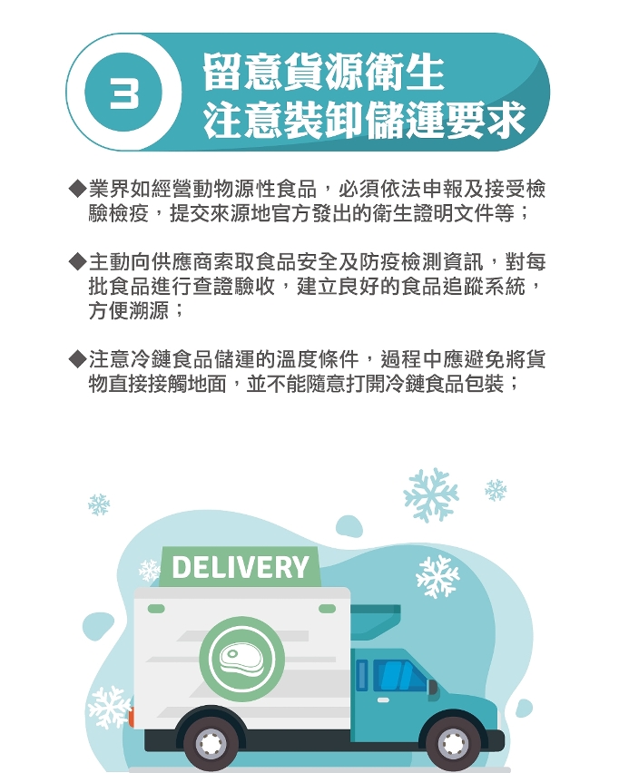 冷鏈食品企業防控6措施-留意貨源及裝卸儲運要求