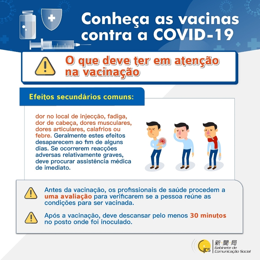 O que deve ter em atenção na vacinação