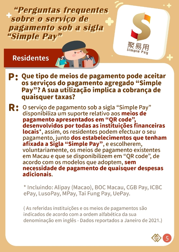 Conjunto de perguntas e respostas sobre o “Simple Pay” – versão simplificada