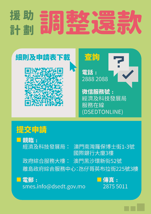 延長“調整各項援助計劃的還款” 臨時措施