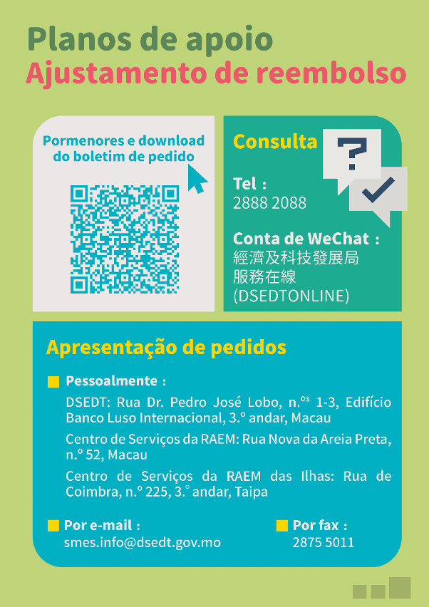 Prorrogação da medida provisória denominada “ajustamento de reembolso de diversos planos de apoio”